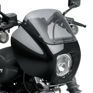 Vivid Black Softail Quarter Fairing