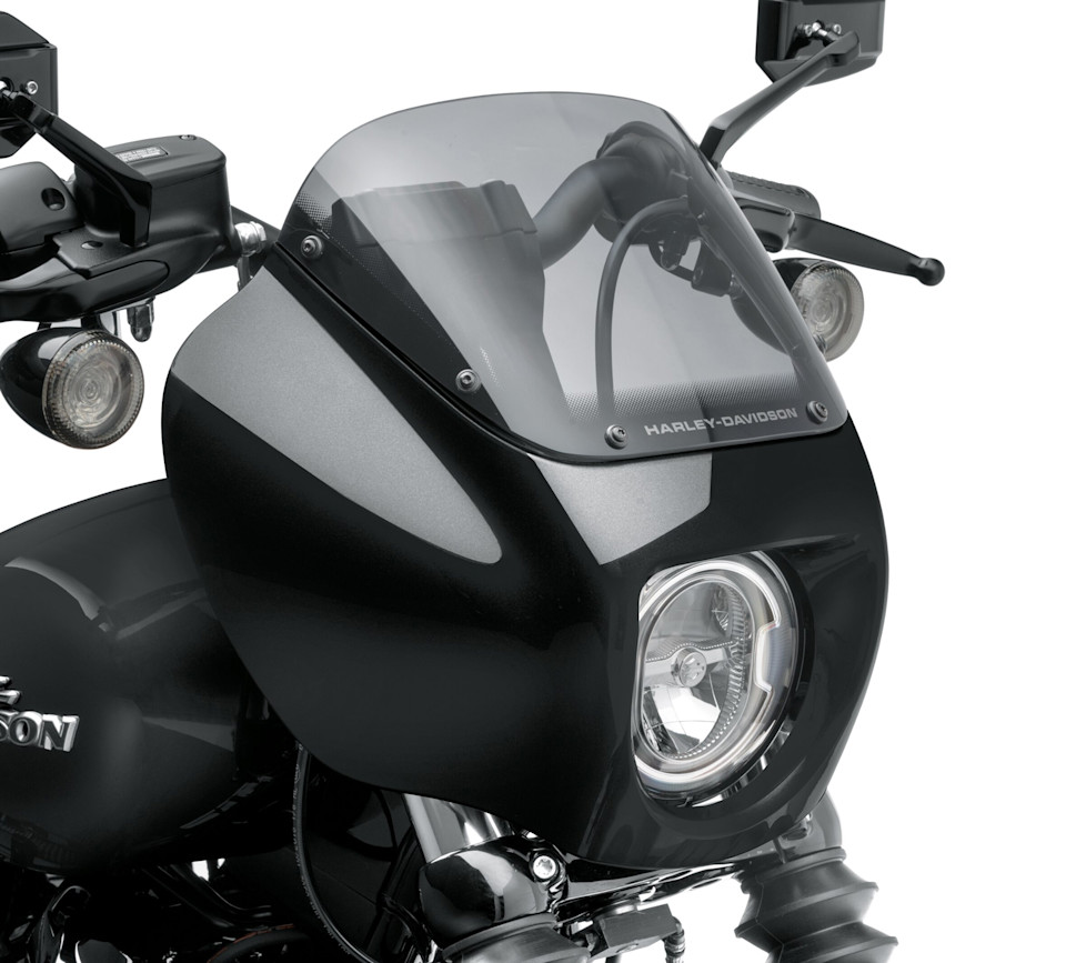 Vivid Black Softail Quarter Fairing