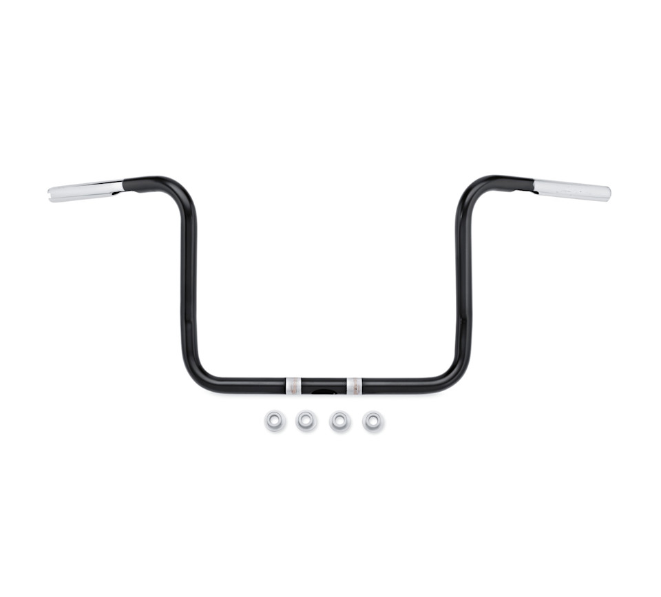 Satin Black Batwing Mini-Ape Handlebar