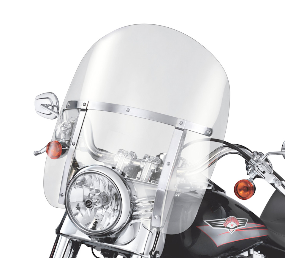 King-Size H-D Detachables Windshield for FL Softail Models
