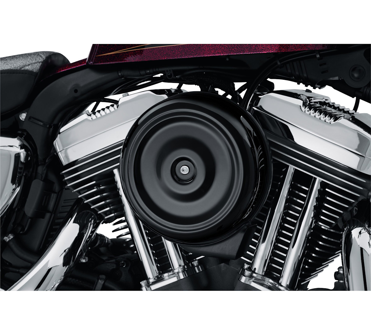Bobber-Style Round Air Cleaner Cover - Image 2