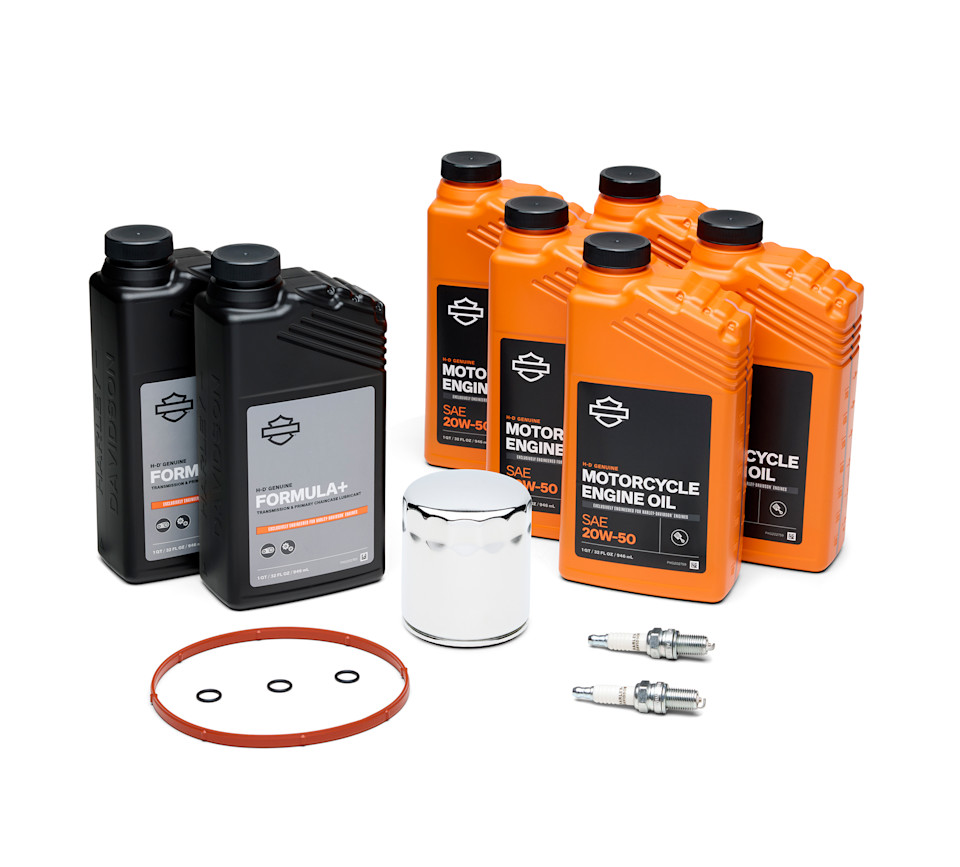 Twin Cam 20W50/Formula+ Tune Up Kit – Chrome Filter